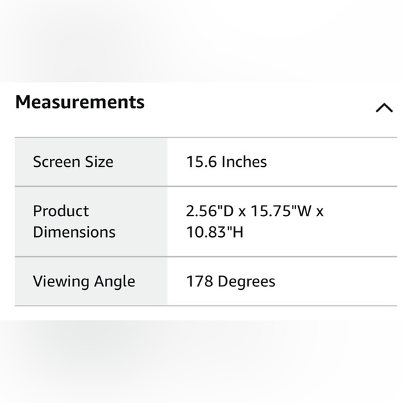 15.6" Portable Monitor and plugs/cords that came with it. - Picture 6 of 6